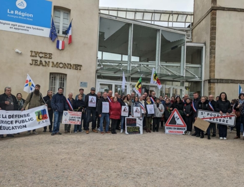 Réunion départementale pour l’école publique REPORTEE.