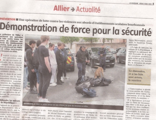 Opérations « sécuritaires » à l’entrée des établissements : courrier de la FSU et du SNES-FSU à M. le Préfet de l’Allier.