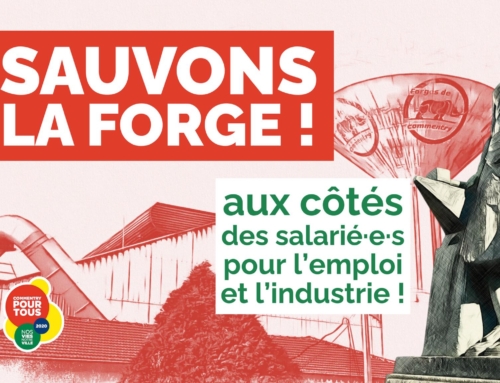 Non aux suppressions d’emploi à Erasteel, toutes et tous concernés.